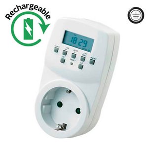 Таймер часу електронний Horoz Electric Timer-2 тижневий для розетки 220В TIMER-2 фото