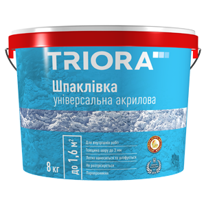 Шпаклівка TRIORA універсальна акрилова 5кг 7417680     фото