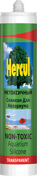 Герметик акваріумний силіконовий HERCUL AQUARIUM 280мл чорний HS079 фото