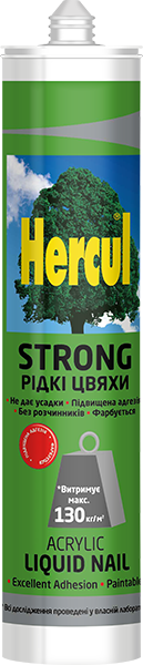 Рідкі Цвяхи поліуретановий HERCUL ULTRA 280мл прозорий HG300 фото