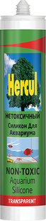 Герметик акваріумний силіконовий HERCUL AQUARIUM 280мл чорний HS079 фото