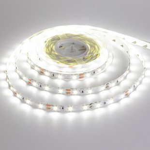 Світлодіодна стрічка smd3528 60Led/м DC12V 4.8w/м IP65 (біла) 1012024 фото