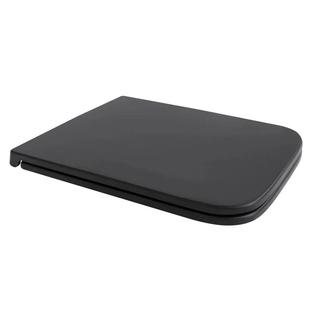 Сидіння-кришка для унітазу Mixxus Premium SEAT COVER QUADRO-DIVERSE-2001 BLACK з мікроліфтом 448х35 MP6614 фото