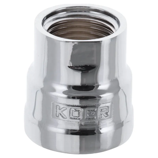 Муфта редукційна 1/2"х3/4" (хром) Koer KF.C0608.chr (KF0122) KF0122 фото