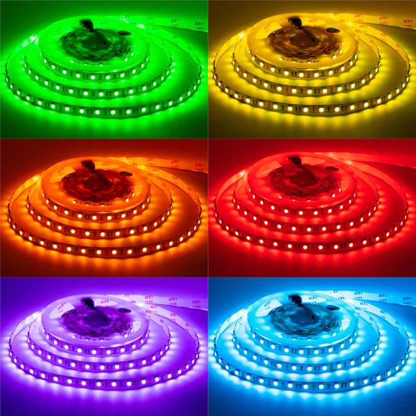 Світлодіодна стрічка smd5050 60Led/m DC12V 14,4w/m IP20 (RGB) 1015427 фото