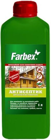 Антисептик FARBEX 1 л для деревяних поверхонь 00965 фото