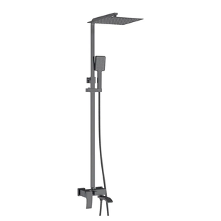 Душова колона із змішувачем Koer KB-56007-07, 3 функції (Колір графіт) (KR5160) KR5160 фото