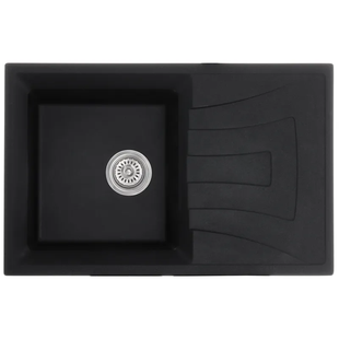 Мийка кухонна Haiba HB8104-G226 Black 780x500x200 (HB0987) HB0987 фото