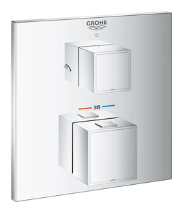 Термостат прихованого монтажу на 2 споживача Grohe Grohtherm Cube (24154000) 24154000 фото
