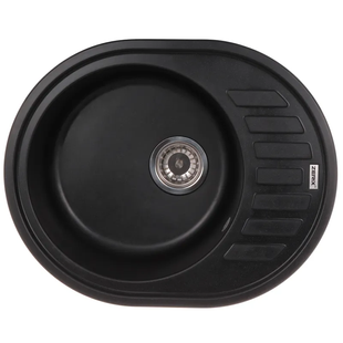 Мийка кухонна Zerix ZS-6250R-03 Чорна (ZX4548) ZX4548 фото