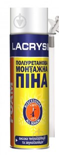 Піна монтажна LACRYSIL побутова всесизонна 30л 320мл 02000 фото