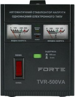 Стабілізатор напруги релейний TVR-500VA FORTE 66549 фото