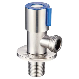 Кран для підключення сантехприладів 1/2x1/2 Mixxus VAL-01 синій (нерж. сталь) (SS0048) SS0048 фото