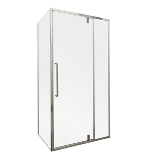 Душова кабіна без піддону Mixxus Premium BEVEL SC01-100x80x195-TR Chrome прозоре скло 6мм (MI MI6869 фото
