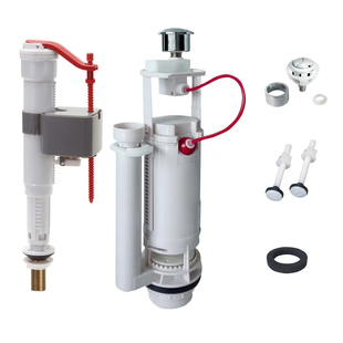 Комплект арматури Koer KT-0301-1/2" (спускна 2-х + наповнювач з універс. підключенням) (KR5058 KR5058 фото