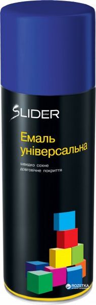 Емаль аерозольна Slider 400мл універсальна 5002 синій 5002 фото