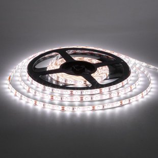 Світлодіодна стрічка smd3528 120Led/m DC12V 12 9,6w/m IP65 (біла) 1012100 фото