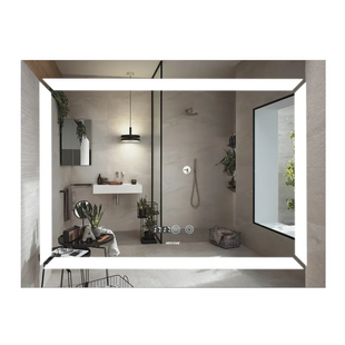 Дзеркало Mixxus Light MR01-70x50 (годинник, LED-підсвічування, антизапотівання) (MI6000) MI6000 фото