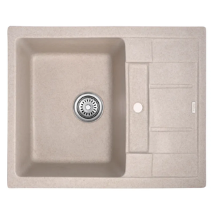 Мийка кухонна Haiba HB8210-G319 sand 620x500x200 (HB0985) HB0985 фото