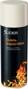 Емаль аерозольна Slider 400мл жаростійка біла 7290 фото