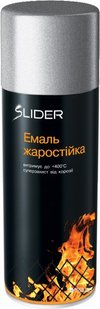 Емаль аерозольна Slider 400мл жаростійка срібло 7579 фото