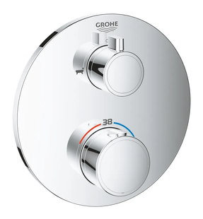 Термостат прихованого монтажу на 2 споживачі Grohe Grohtherm Convent. Concealed (24077000) 24077000 фото