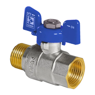Кран кульовий Koer 3/4" ГШБ (KR.218.B) синій (KR2723) KR2723 фото
