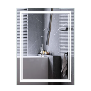 Дзеркало Mixxus Premium QUADRO MR20-90x70-REVERSE (LED Touch, Anti-fog, димер) (MP6621) MP6621 фото