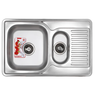 Мийка кухонна Zerix Z7850A-08-180E Armonia (Satin) (ZS0576) ZS0576 фото