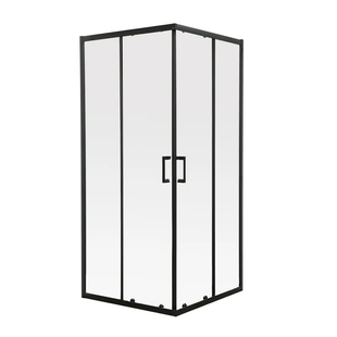 Душова кабіна без піддону Mixxus Premium DIVERSE SC02-90x90x195-TR Black прозоре скло 5мм (MI MI6862 фото