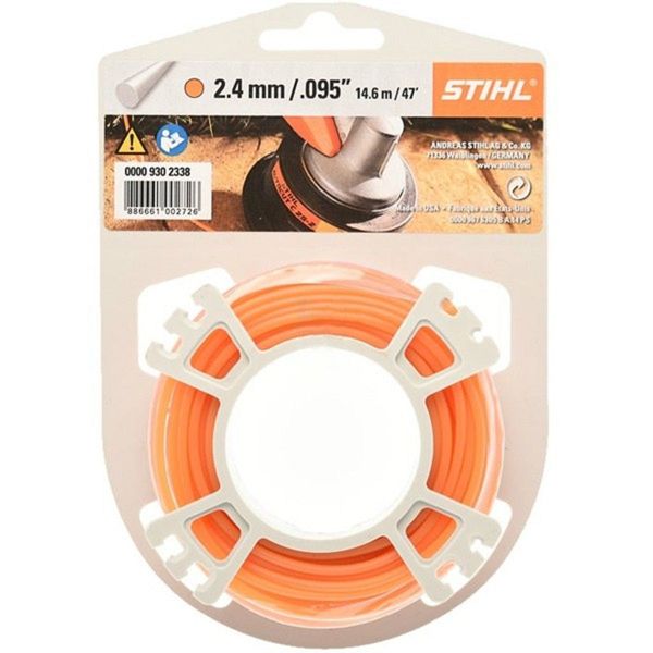 Косильна струна STIHL 2,4 мм х 14 м кругла (00009302338) 0000-930-2338 фото