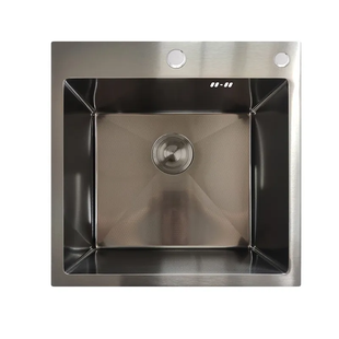Мийка Mixxus MH5050 Decor Nano-Black з нерж. MX1929 фото