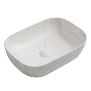 Раковина накладна Mixxus Premium DIVERSE-0112 MARBLE 455х325х135mm (MP6543) MP6543 фото