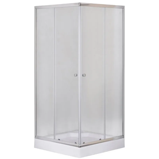 Душова кабіна з низьким піддоном Mixxus CUBIC SCT01-90x90x195-FB CHROME матове скло 4мм (MI6903) MI6903 фото