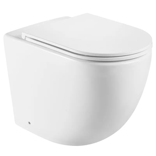 Унітаз підлоговий безбачковий Mixxus Premium ELLIPSE-0701-T1 570х365х410mm, система змиву TORNADO 1. MP6593 фото