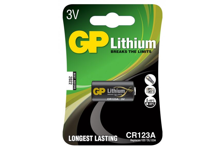 Батарейка GP Lithium 3В CR 123А-U1 123А фото