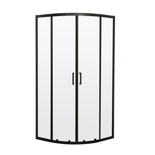 Душова кабіна без піддону Mixxus Premium DIVERSE SC01-90x90x195-TR Black прозоре скло 5мм (MI MI6860 фото