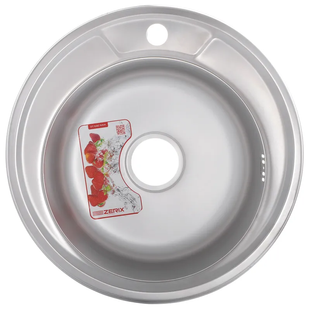 Мийка кухонна Zerix Z490-06-180MD (micro decor) (ZS0557) ZS0557 фото